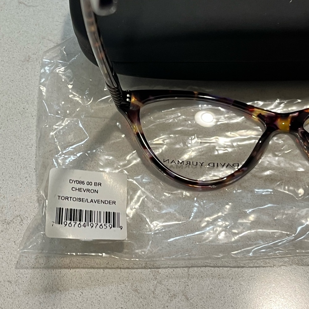 DAVID YURMAN NIB AUTHENTIC CHEVRON RX READY DESIGNER EYEGLASSES - Picture 13 of 17